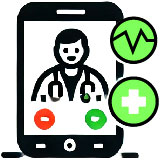 Ilustração Telemedicina